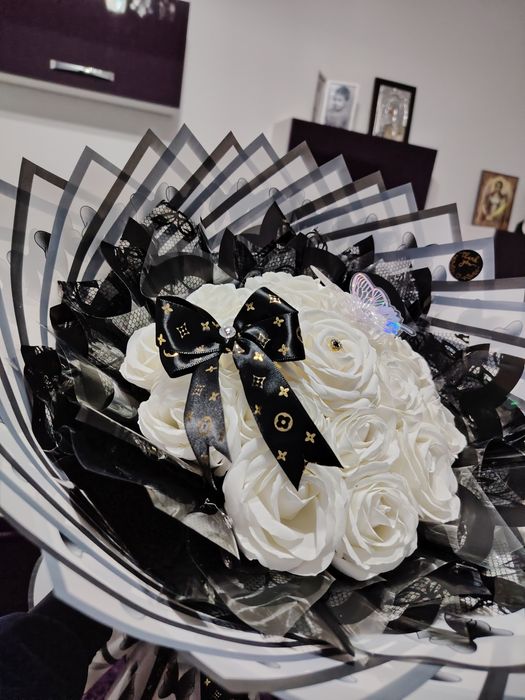 Buchet trandafiri săpun 17