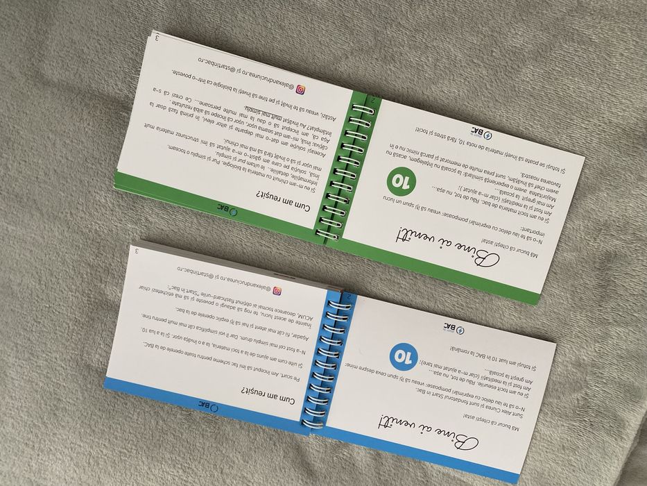 Flashcard pentru bac