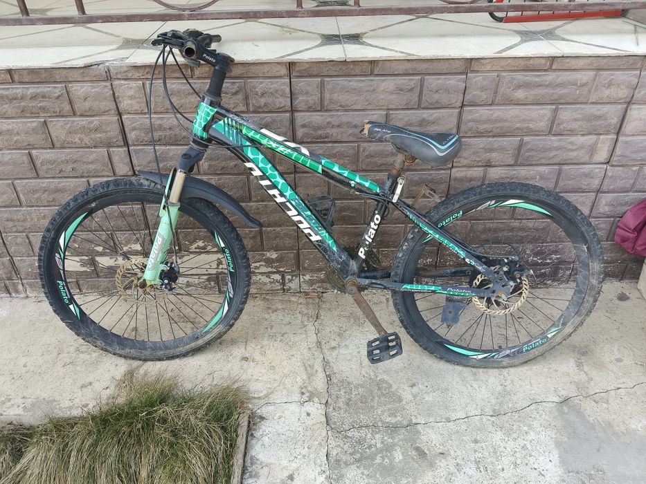 Зеленый велосипед