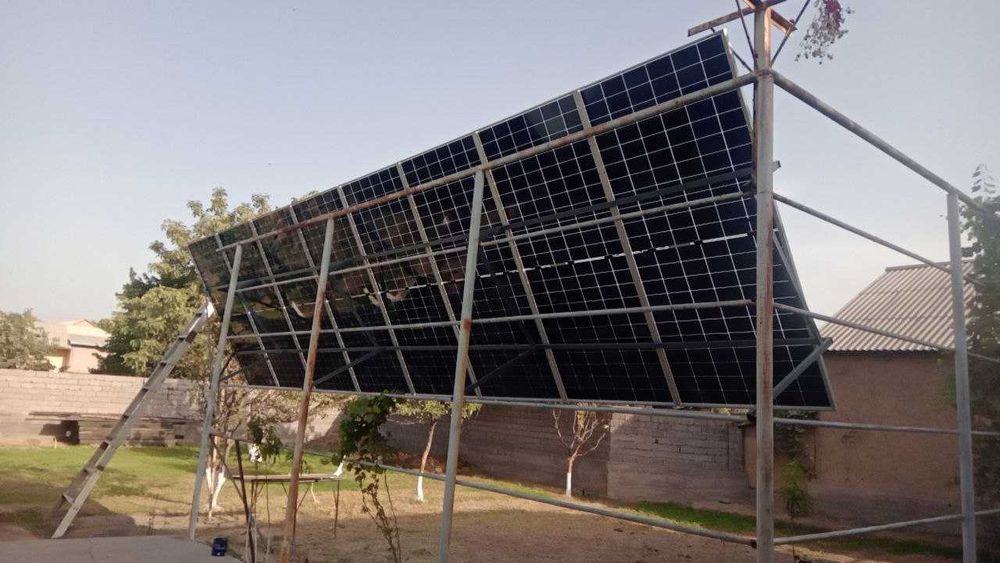 Quyosh panel podkluch ustanovka - установка солнечных панелей