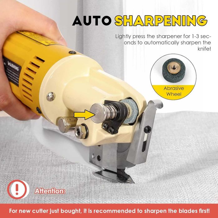 Foarfeca Industr electr croit cu disc,textile/piele,REDUS de la 750RON