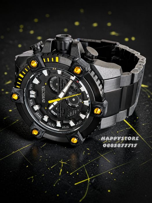 INVICTA Falcon Black Swiss 56 mm, Инвикта нов ръчен часовник