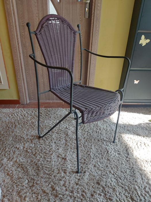 Vând  scaun/fotoliu 6buc set fier forjat grădină,terasa  150 lei bucat