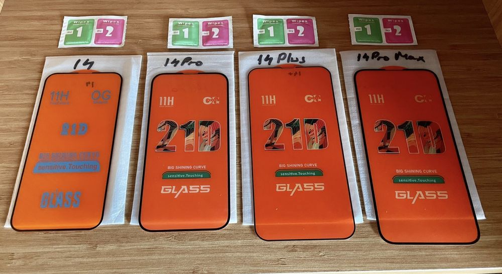 Vand folie sticla fullscreen 21D Iphone Xs Max,11,12,13,14,15 Pro Max