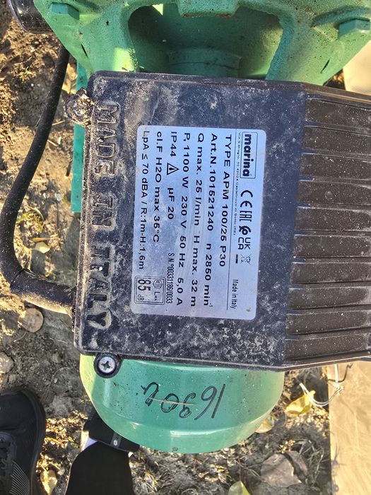 Vand Hidrofor cu ejector Speroni APM 100/25 P30