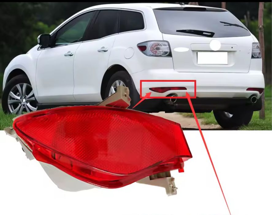 Catadioptru Ochii Pisica Reflector Lampa Spate Bara Mazda Cx-7 2009-15
