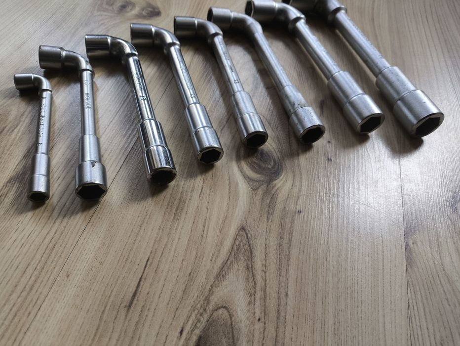 Г-образни ключове с проходен отвор за шпилка