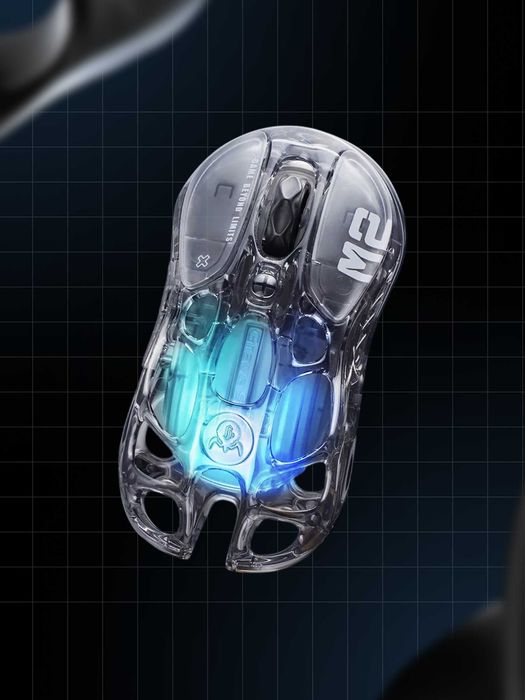 Игровая мышь GravaStar Mercury M2 RGB (BT / 2.4G / USB-A)