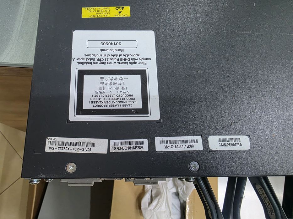 Коммутатор Cisco Catalyst WS-C3750X-24P-S