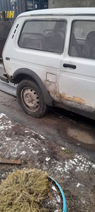 Нива с прицепом вместе