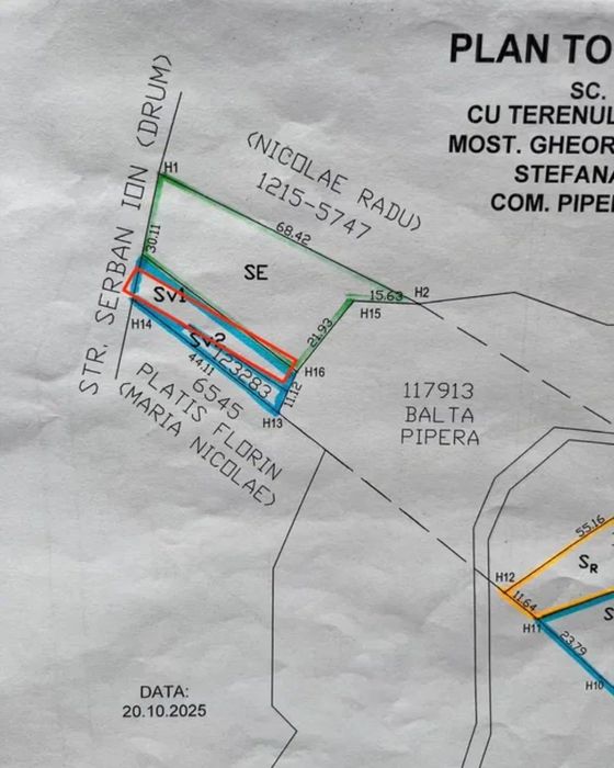 Teren Pipera - 315 mp, zona Stadion Angel Iordănescu