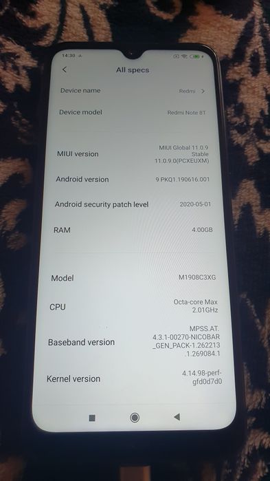 Xiaomi redmi note 8t impecabil..