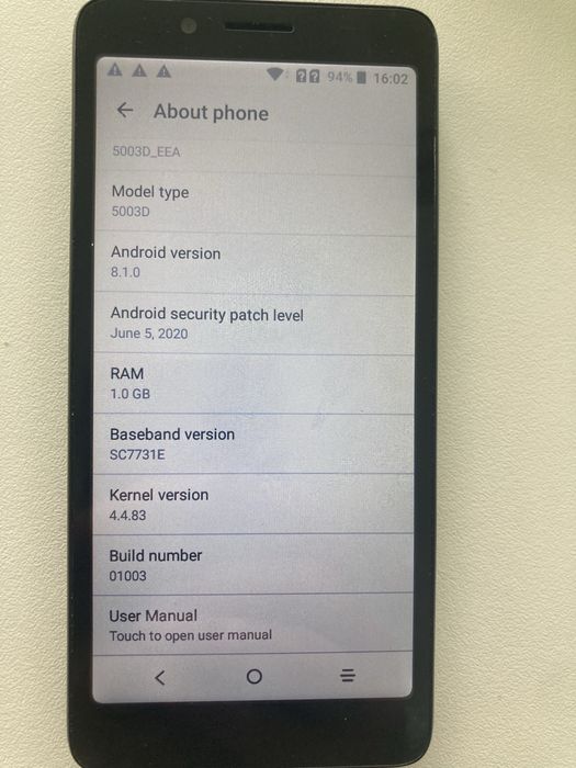 Alcatel 1C(2019), като нов