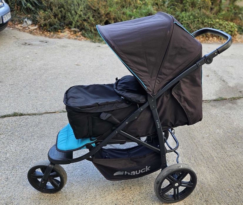 Hauck 2в1 детска количка – лятна и зимна + портбебе и чанта Babymoov