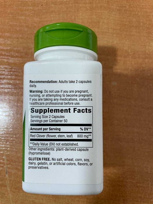 БАД "Красный клевер" (Red Clover) для женского гормонального комфорта