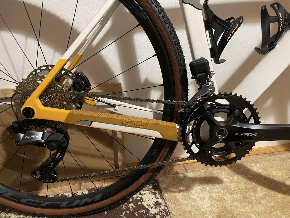 Gravel/ciclocorss/bicicleta carbon NOUĂ!  Cinelli King Zydeco II Orange Safari Shimano GRX Di2 2x12V