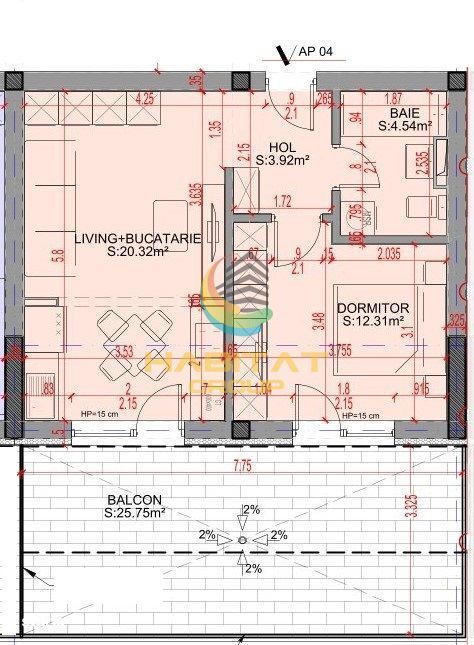 Pallady 2 camere 41 mp + curte 26 mp 10 min. metrou N.Teclu