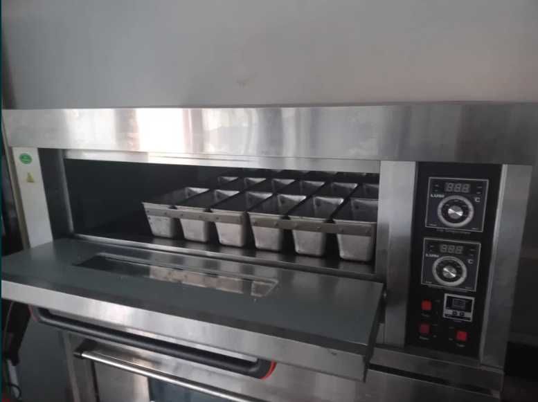 печь духовка на 220Вольт газовый жарочный пекарский конвек