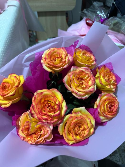 Продам б/у букеты с выписки с роддома