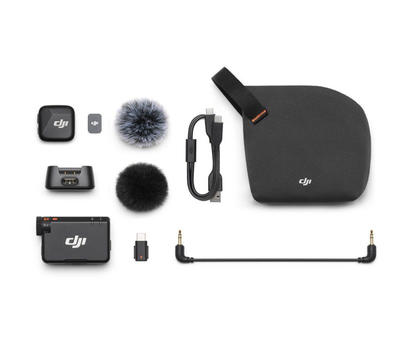 DJI Mic Mini — Компактный Беспроводной Микрофон 400 м. Есть доставка