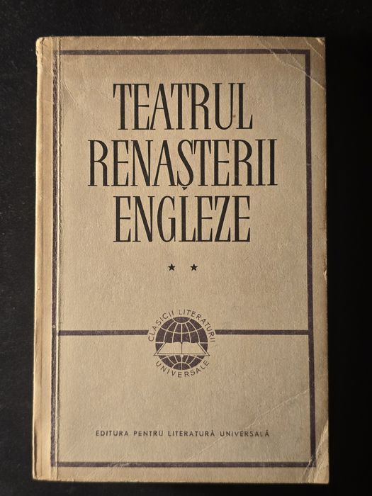 Teatru renastere englez, carte