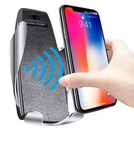 Стойка за телефон 3175 с безжично зареждане S5 Инфрачервен сензор Авто