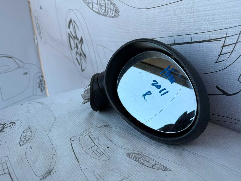 Oglindă Retrovizoare Dreaptă Electrică cu Rabatare 7 Pini Mini One / Cooper R56  51167417466 / 7417466 2009 / [2005-2014] / (5B2)