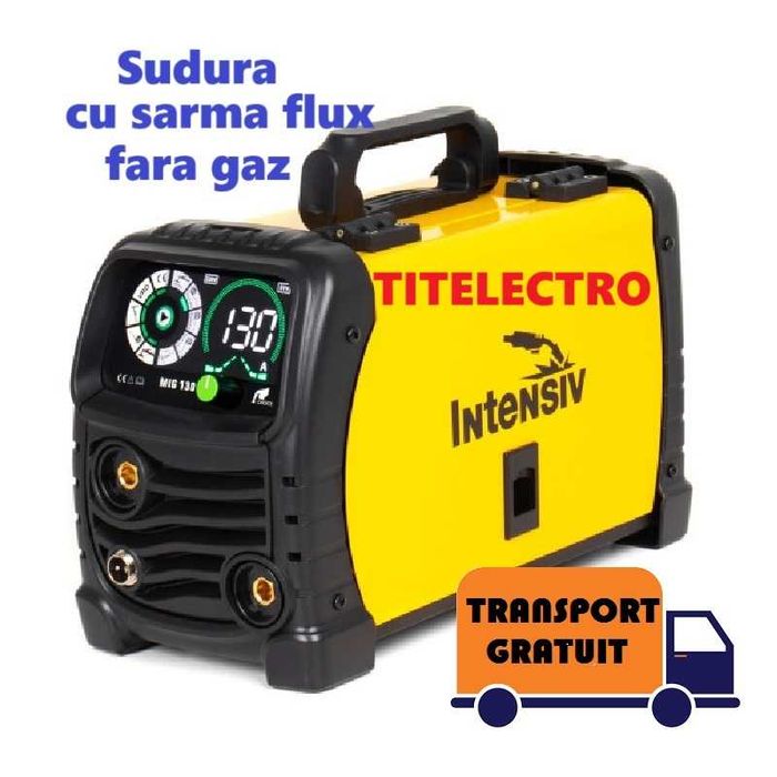MIG 130p Aparat sudura cu sarma flux INTENSIV fara argon CO2 fara gaz