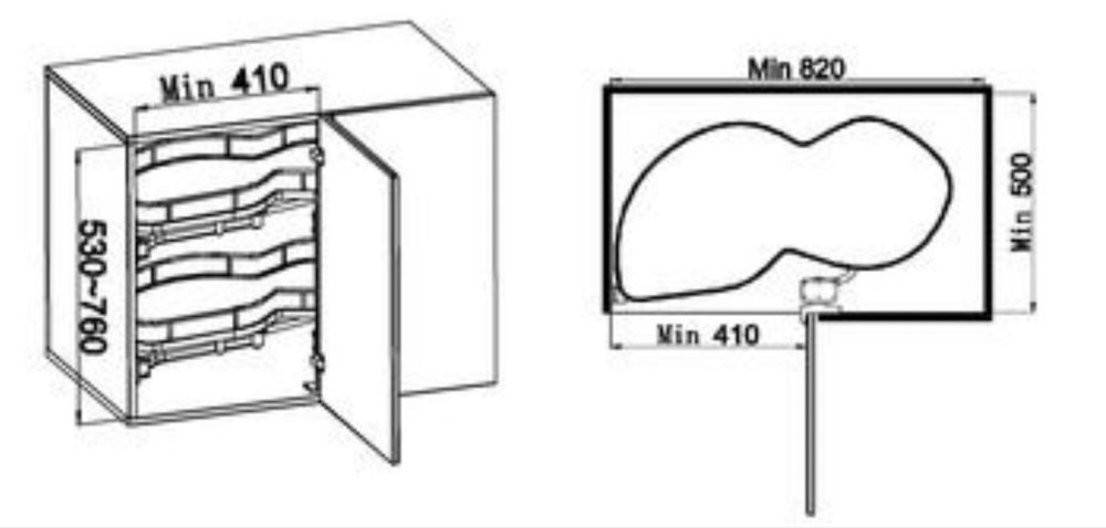 Sistem de colt Hafele