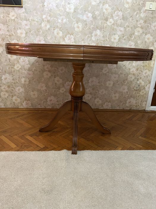 Masa lemn masiv, extensibila