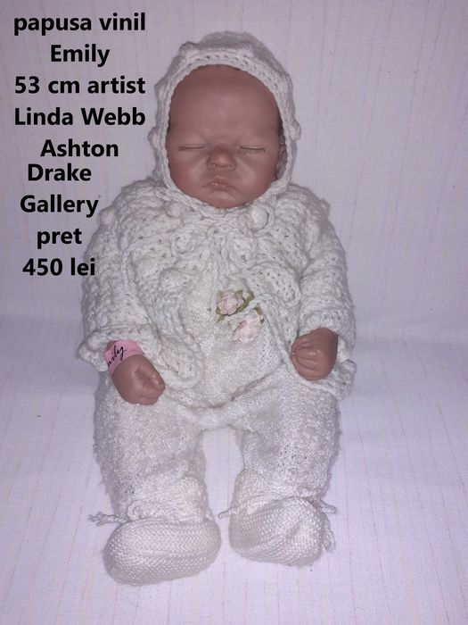 papusi Reborn vinil Yolanda Bello Linda Webb Ashton Drake Gallery