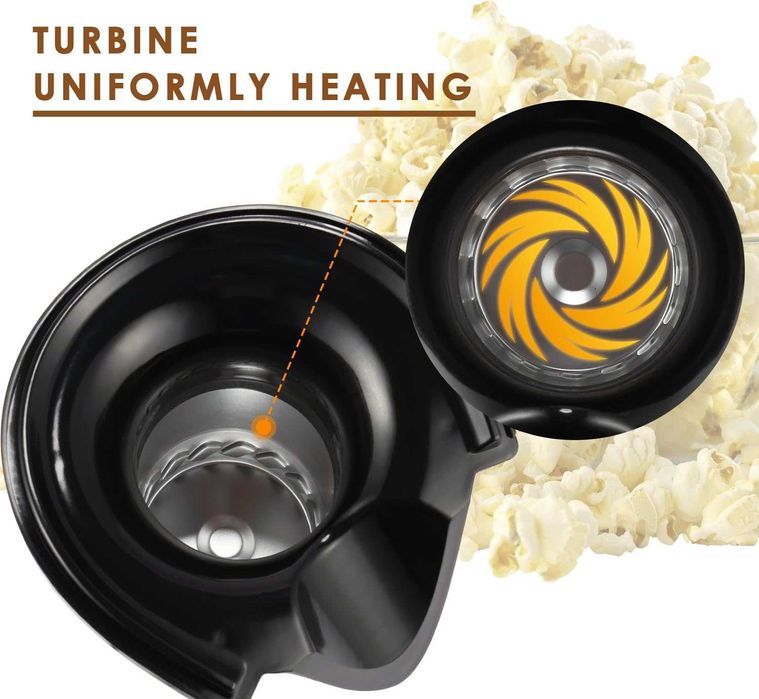 Машина за Пуканки Meykey, 1200W, Работа с Горещ Въздух