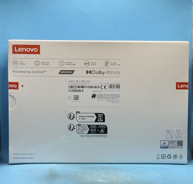 НОВ!!! Таблет Lenovo Tab , 10.1", 4GB RAM, 128GB, 4G,Grey + Clear case