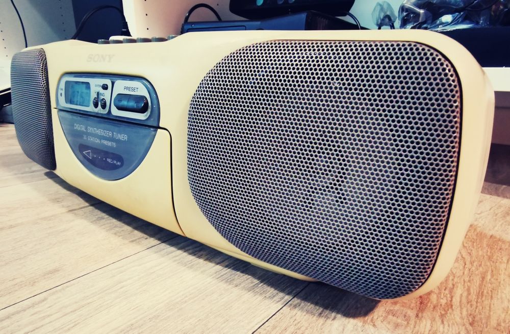 Radio casetofon boombox Sony retro vintage de colecție  anii 90