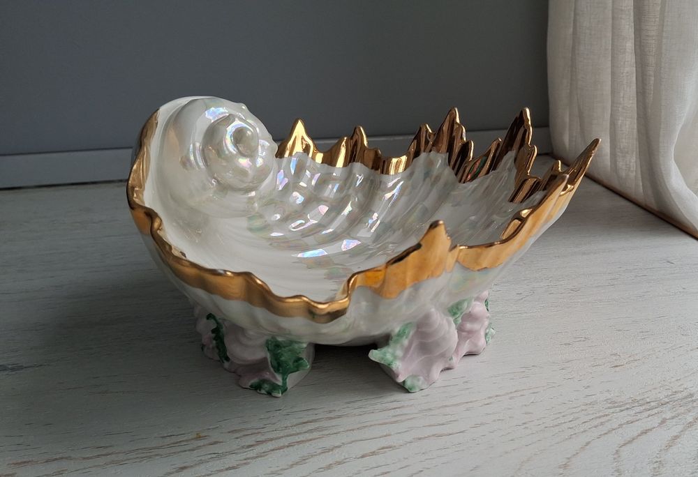 Фарфоровые Конфетницы СССР Ракушки