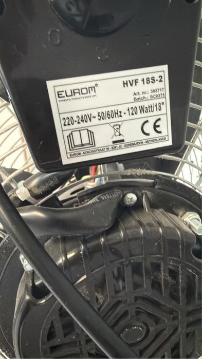 Вентилатор Eurom 2броя