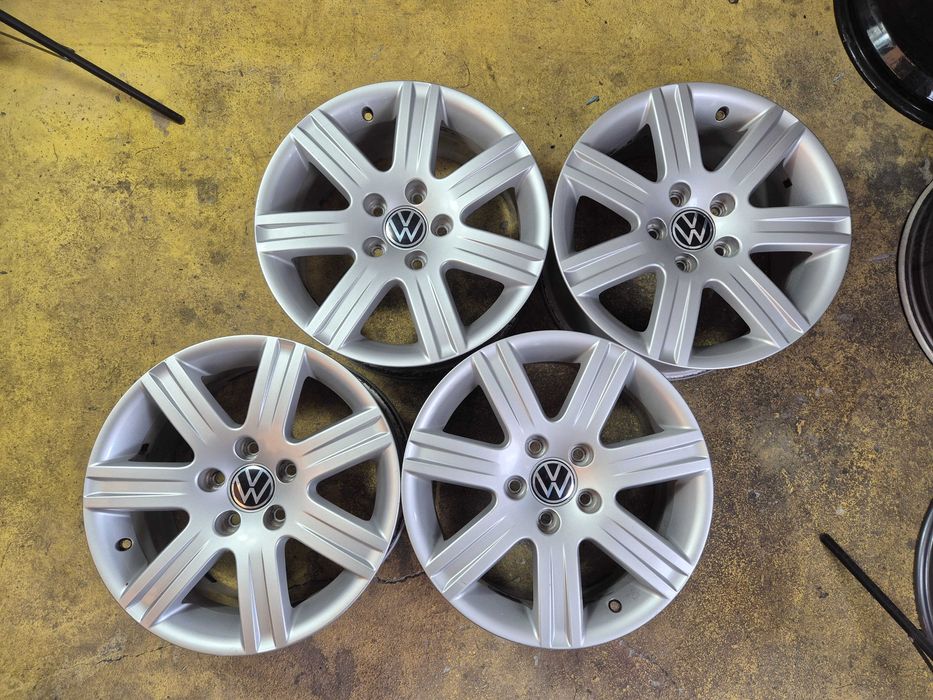 4 Jante Aliaj 5x112 16'' OEM VW Golf Passat Touran Tiguan Caddy Sharan