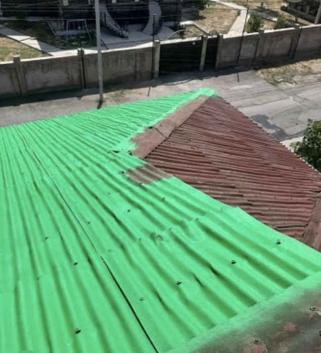 Покраска крыша стены и ангар