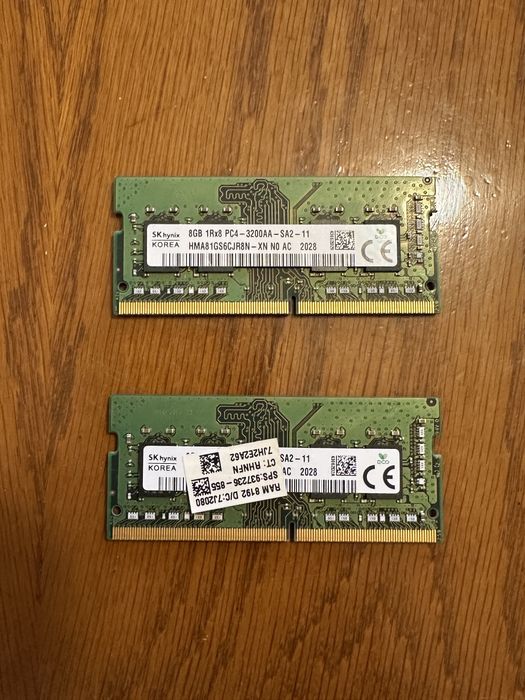 Memorie RAM sodimm laptop SK Hynix 8GB DDR4 PC4 3200 MHz