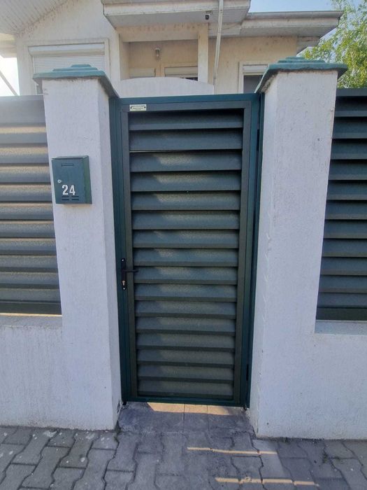 Gard metalic jaluzea | Suruburi ascunse | Bacau | Model 2025 |