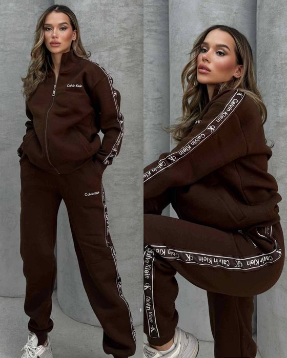 Комплект шанел черен хл кафяв л