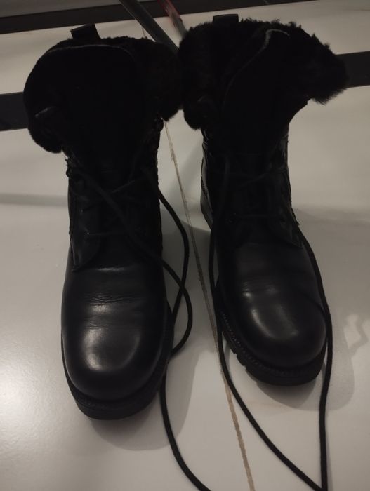 Ботинки кожанные