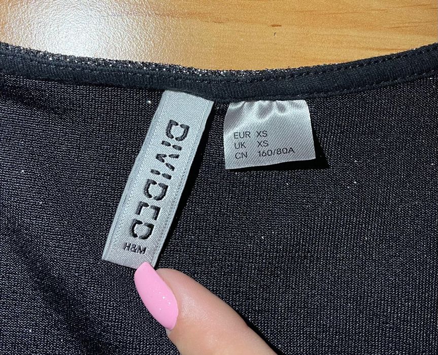 Бляскаво боди H&M