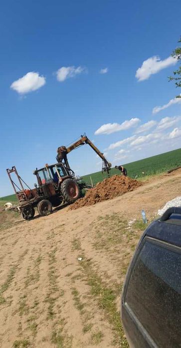 Механизирано изкопаване на кладенци , септични ями