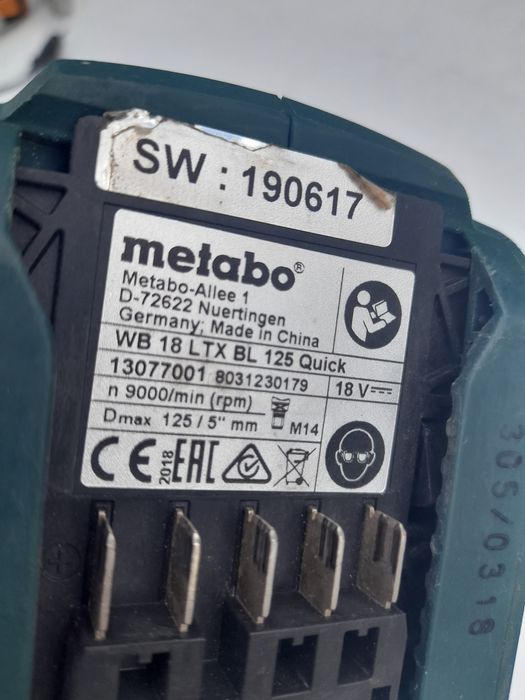 CORP flex cu acumulatori Metabo wb 18 ltx bl  quck , motor brushless