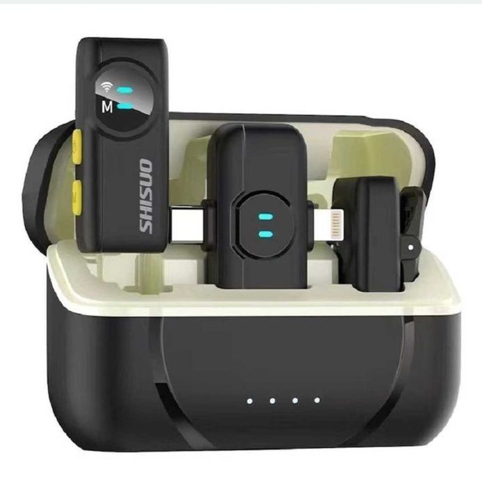 Microfoane Lavaliera Wireless, 2.4 GHz, anulare zgomot