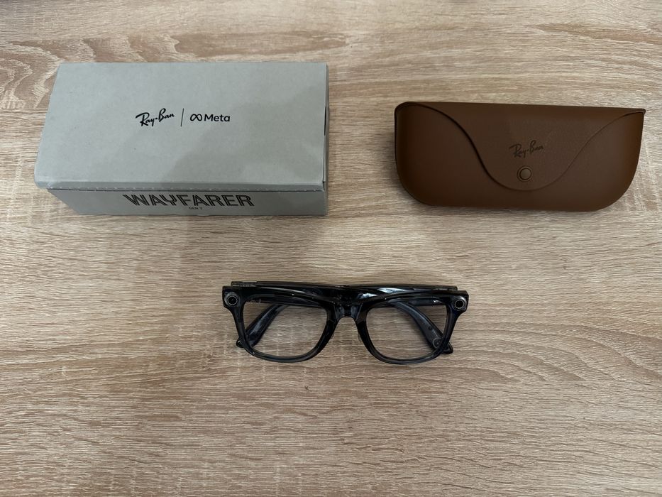 Ray-Ban Meta Wayfarer (Gen 2) Transparent Gray / Clear-Sapphire Transitions