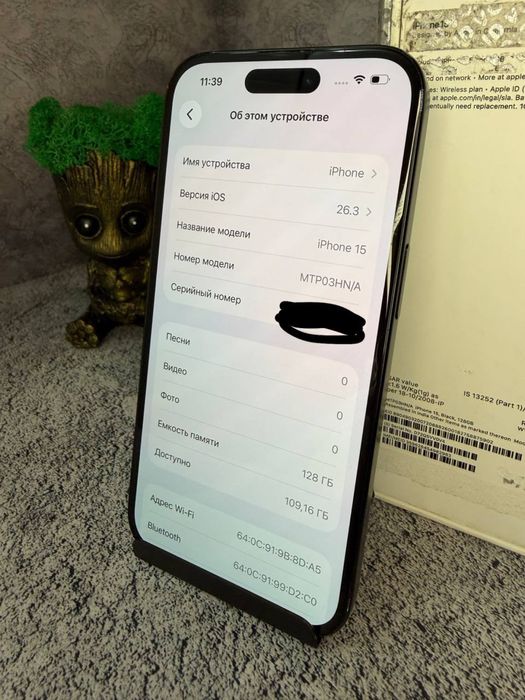 Айфон 15 128 Black