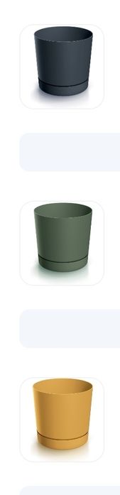 16 горшков для растений. Prosperplast. Польша. 1.1л