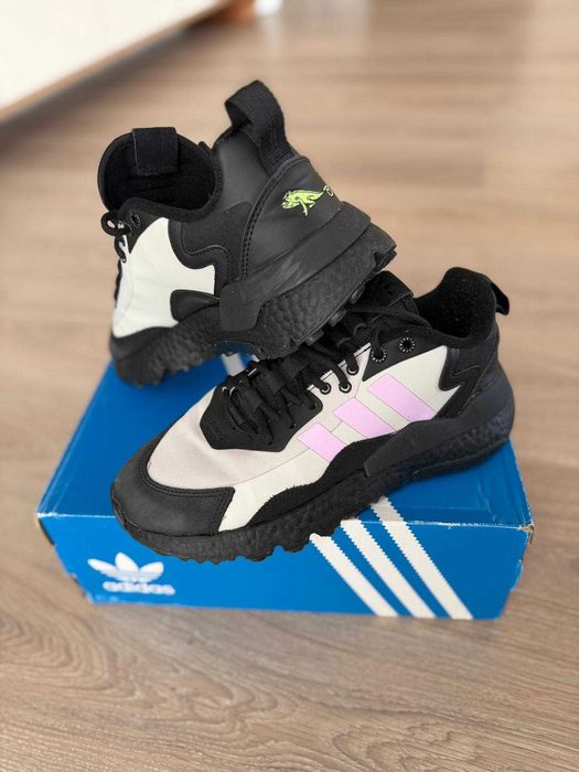 Adidasi Adidas Originals Nite Jogger Black White Pink